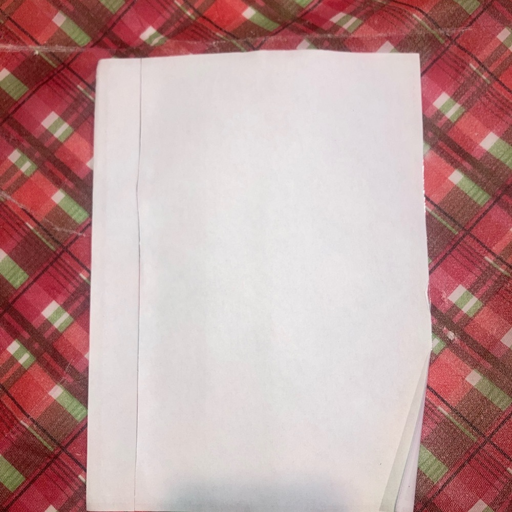 Clear 7.5”X 5.5” Glossy Vinyl Pouch - White 20 - Picture 2 of 5